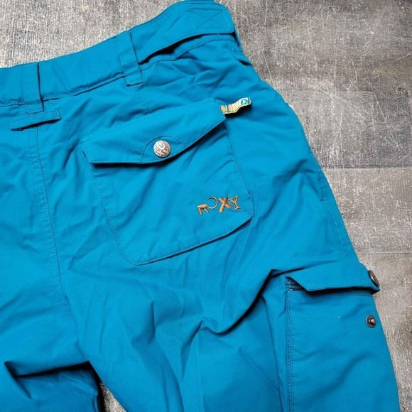 Roxy snowboard pants dark Teal size medium - Picture 7 of 9